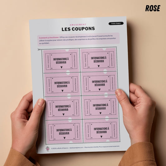 Ressource à imprimer : Les Coupons