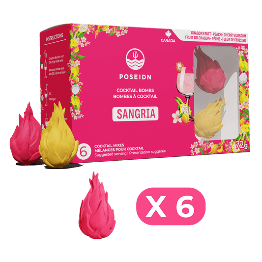 Dragon fruit, Peach & Cherry blossom