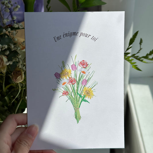 Carte de souhaits : La Florale