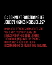 Charger l'image dans la galerie, Énigmes mensuelles - 3 mois - La Bombe (Livraison gratuite)