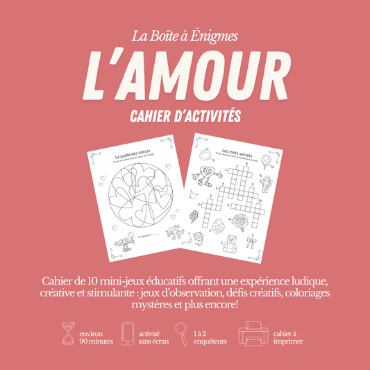 Cahier d'activités : L'amour