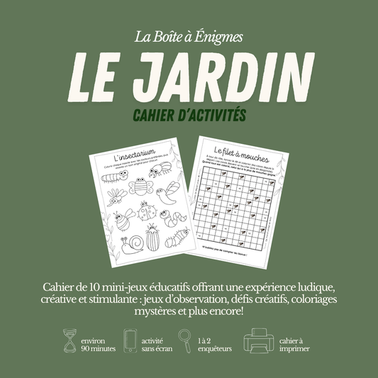 Cahier d'activités : Le Jardin