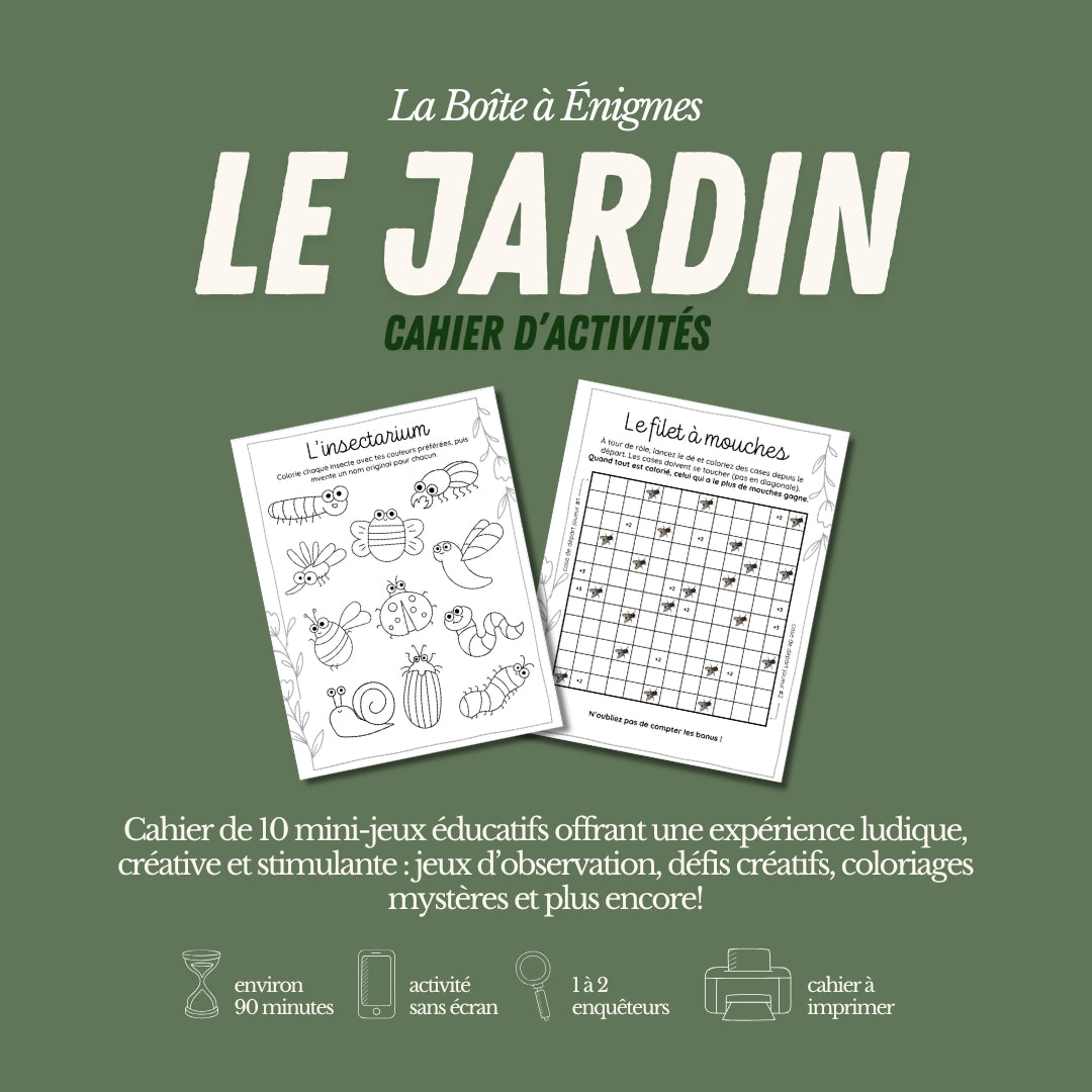 Cahier d'activités : Le Jardin
