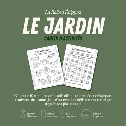 Cahier d'activités : Le Jardin