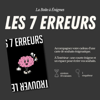 Carte de souhaits : Les 7 erreurs