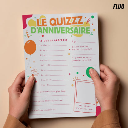 Ressource à imprimer : Le Quizzz
