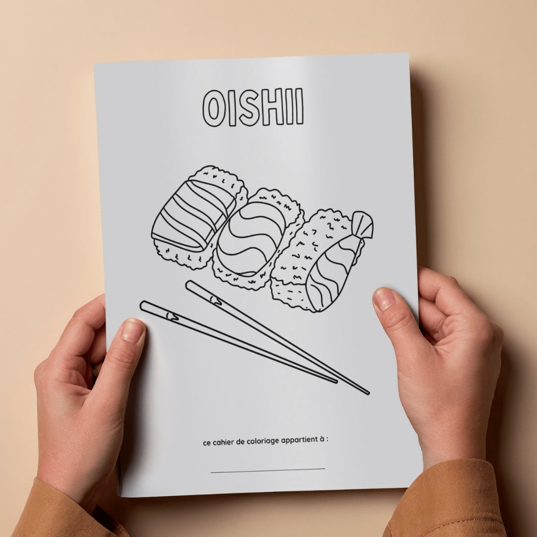 Cahier de coloriage : Oishii
