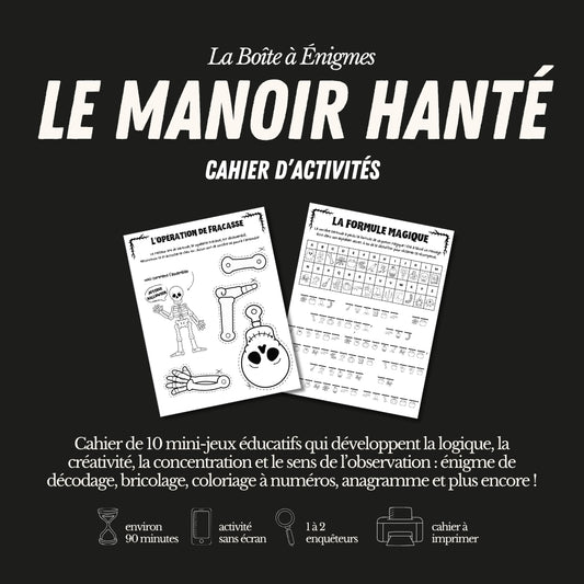 Cahier d'activités : Le Manoir Hanté