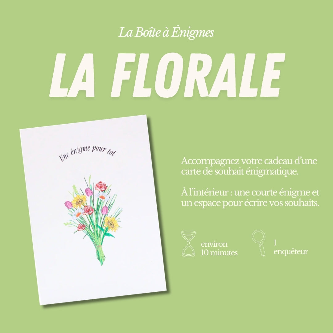 Carte de souhaits : La Florale