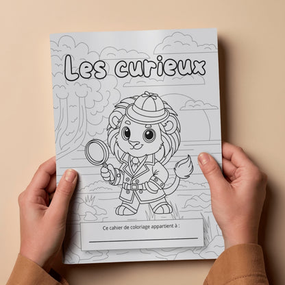 Cahier de coloriage : Les Curieux