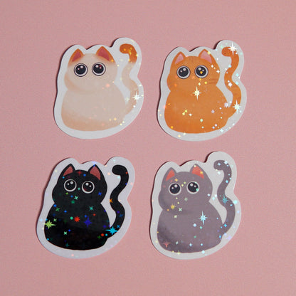 Purfect Orange Cat Sticker