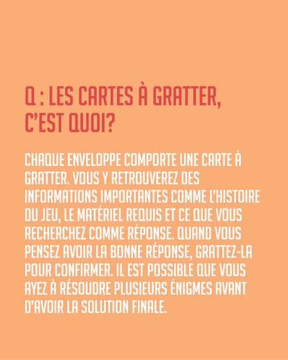 Énigmes mensuelles - 3 mois - Énigmaland (Livraison gratuite)
