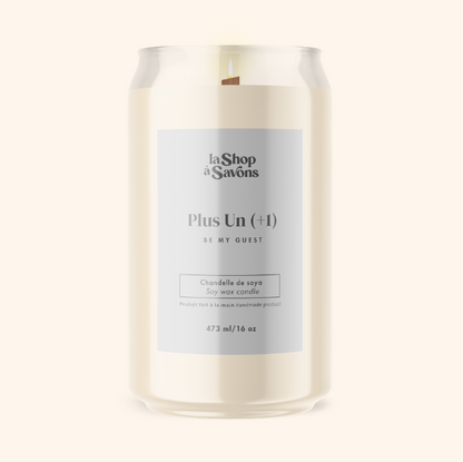 Chandelle de soya 16 oz - Plus One (+1)
