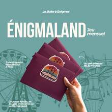 Charger l&#39;image dans la galerie, Énigmes mensuelles - 3 mois - Énigmaland (Livraison gratuite)
