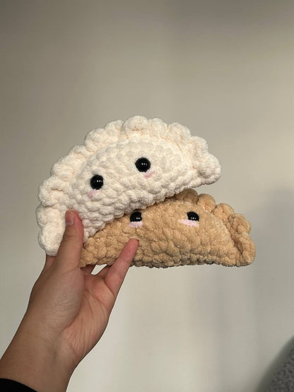 Crochet Dumpling/Empanada Plushie Pattern PDF Download Beginner Friendly